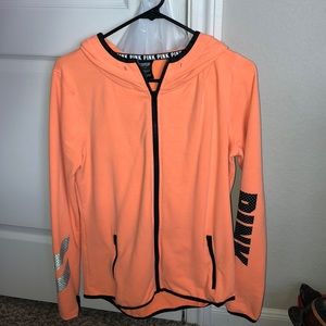 Light orange jacket from pink